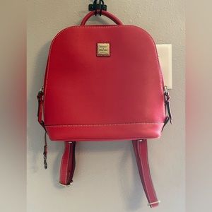 Gorgeous Red Dooney & Bourke Florentine zip pod backpack